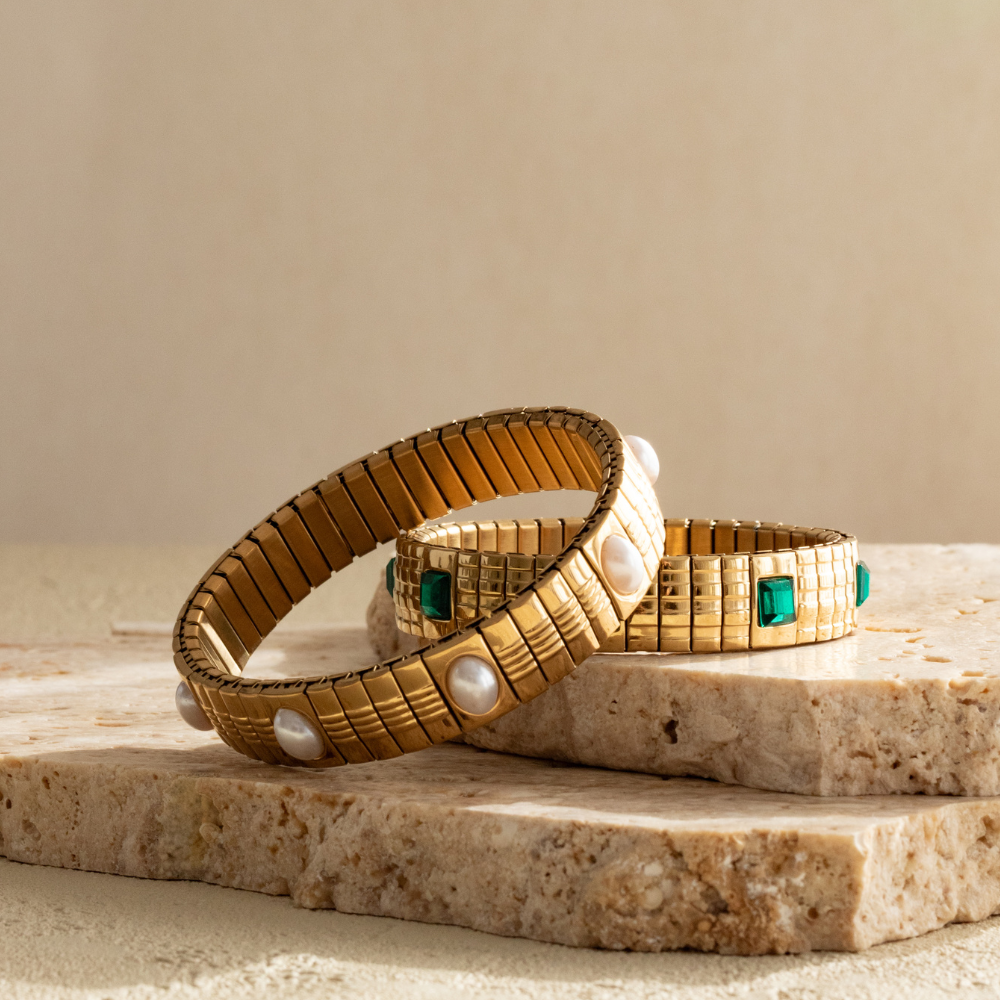 Bracelet - Jewelled Flexi Strap
