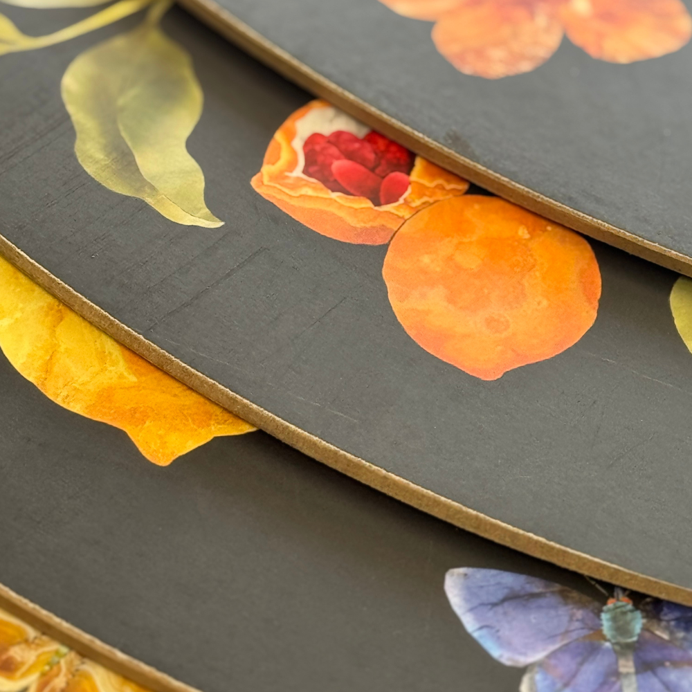 Oval Placemat - Set Of 4 -  NZ Birds