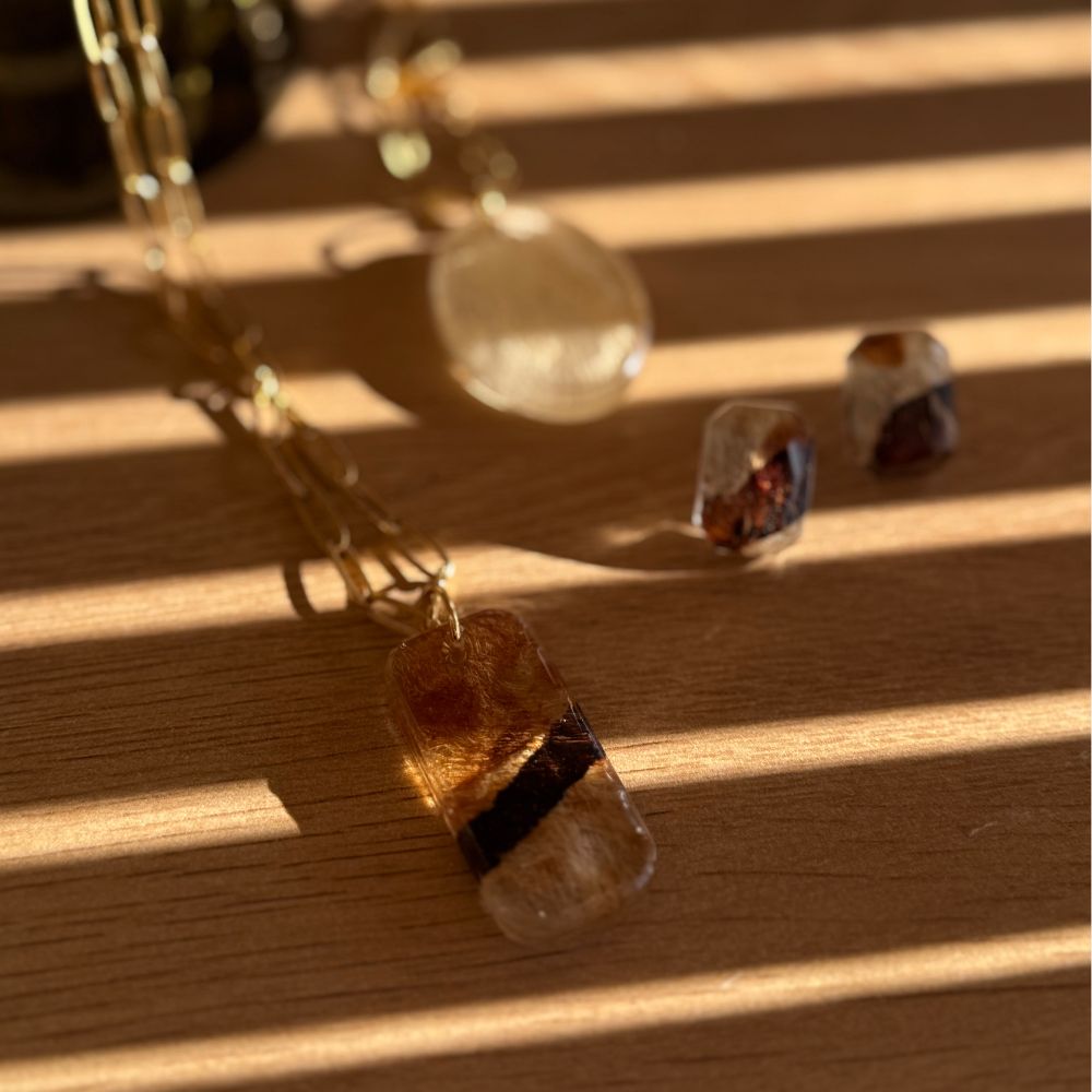 Necklace - Emeline - Rectangle