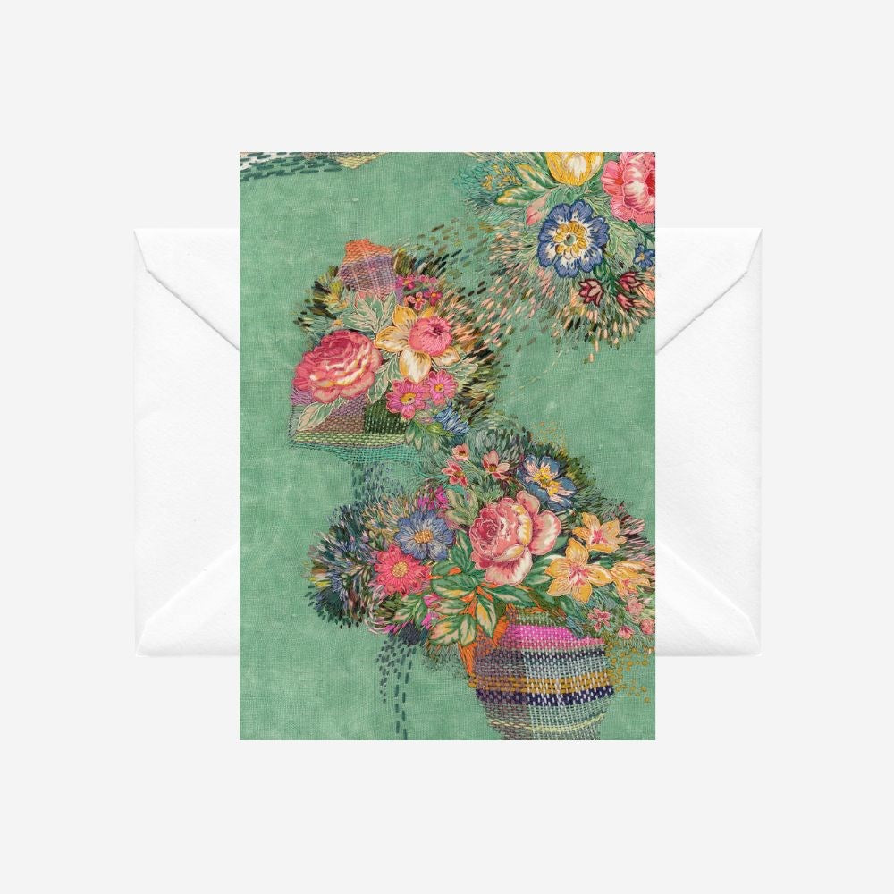 Card - Garden Wanderings Vintage Roses