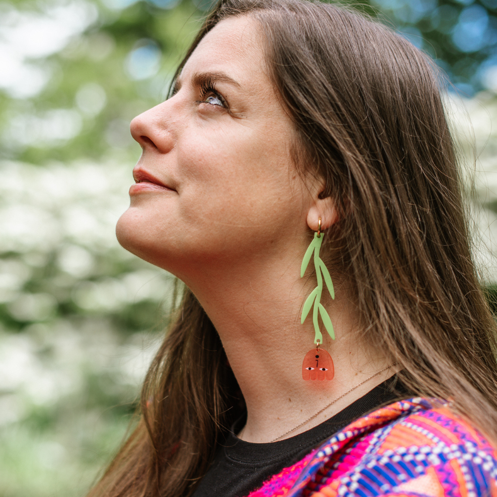 Earrings - Flower Drops