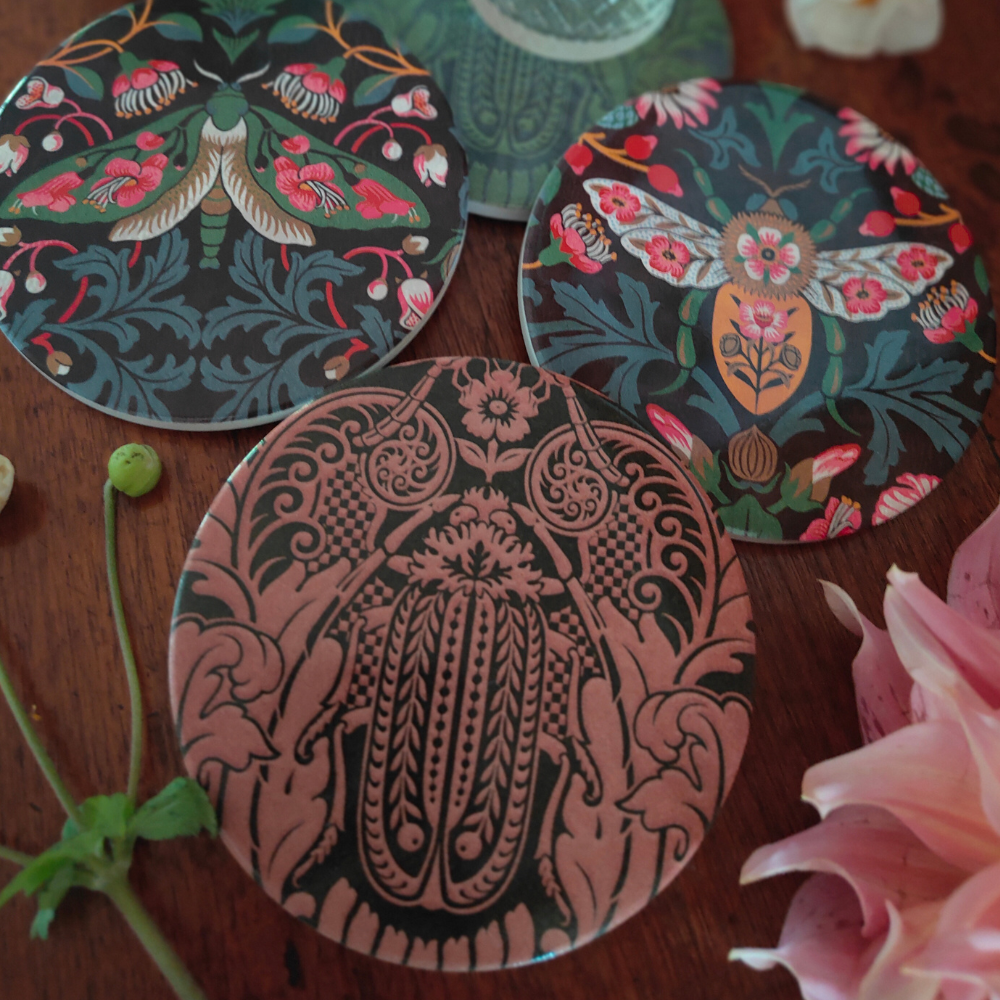 Coaster - Damask - Huhu Pink
