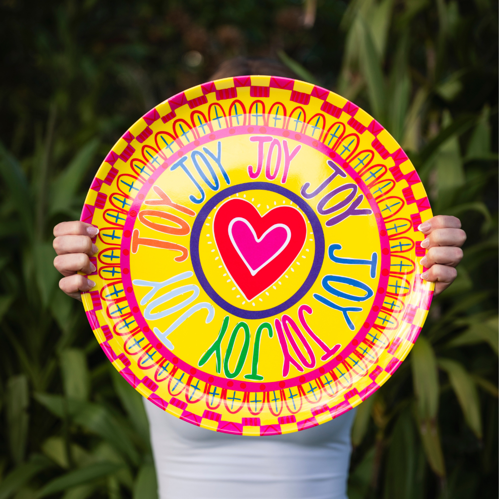 Melamine Tray - Joy