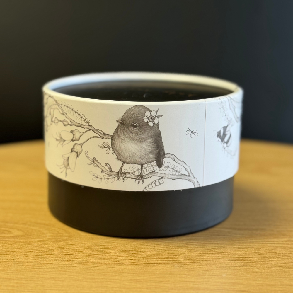 Cup - So This is Love -  Miromiro/Tomtit & Kowhai