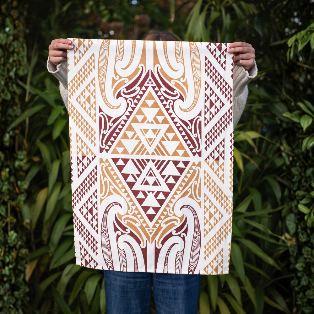 Tea Towel - Kowhaiwhai