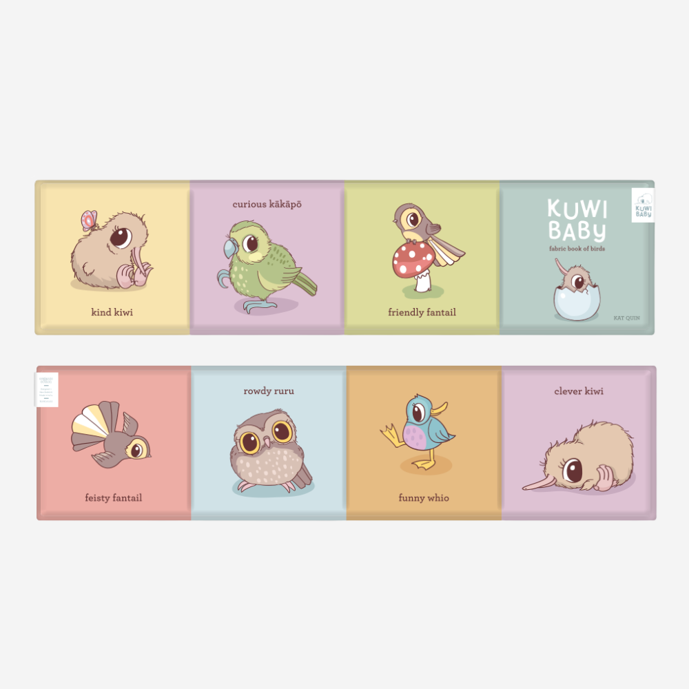 Kuwi Baby - Fabric Book of Birds