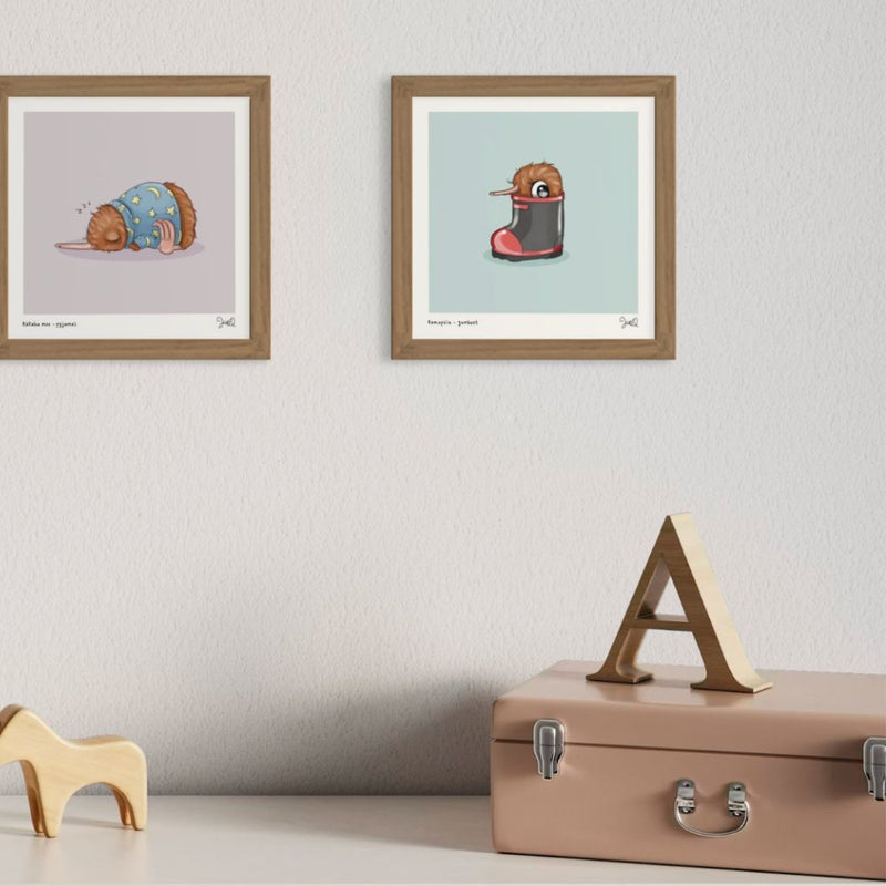 Print - Kamupūtu - Gumboot
