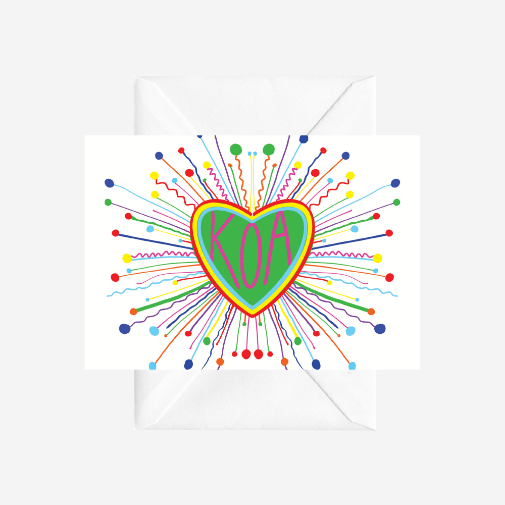 Card - Koa Heart