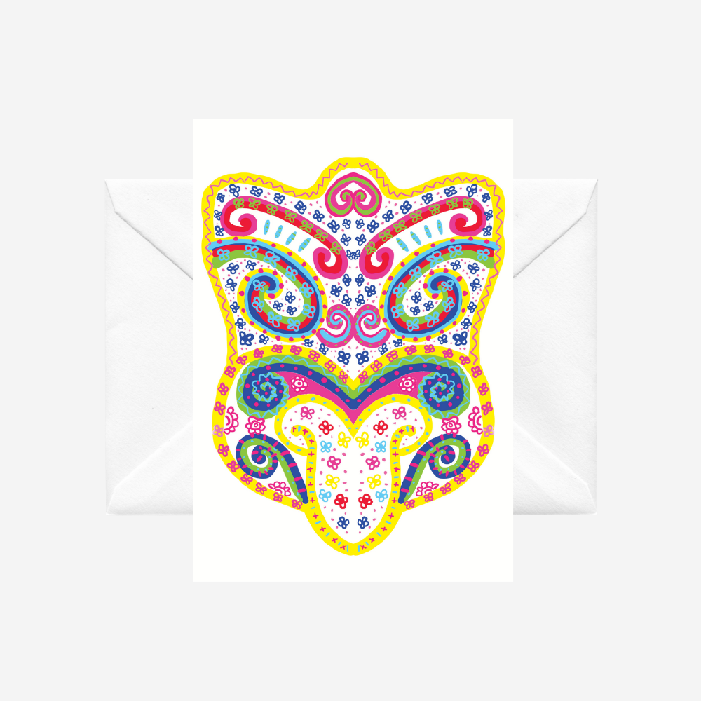 Card - Yellow Wheku