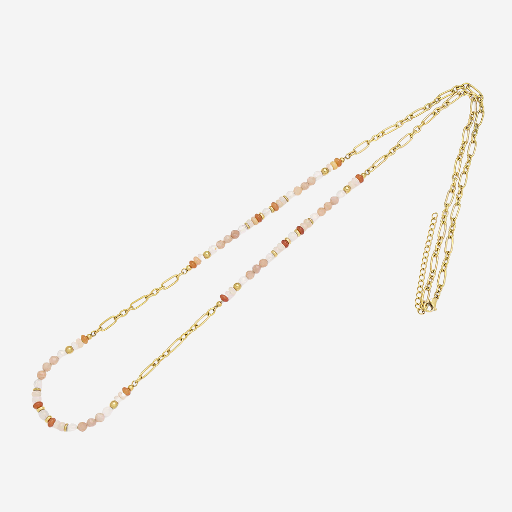 Necklace - Precious Stones + Chain