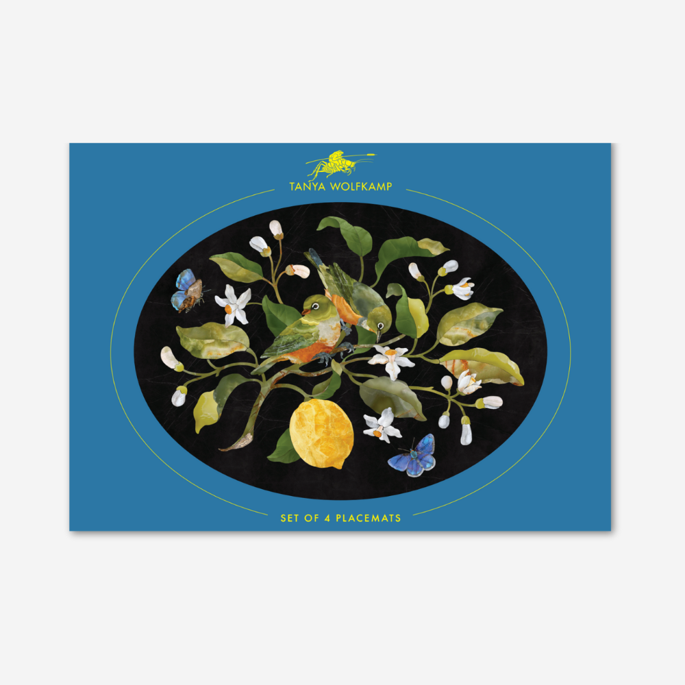 Oval Placemat - Set Of 4 -  NZ Birds