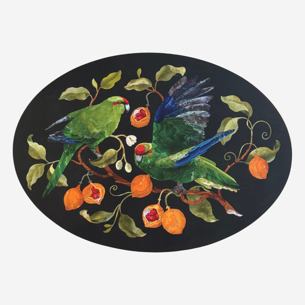 Oval Placemat - Set Of 4 -  NZ Birds