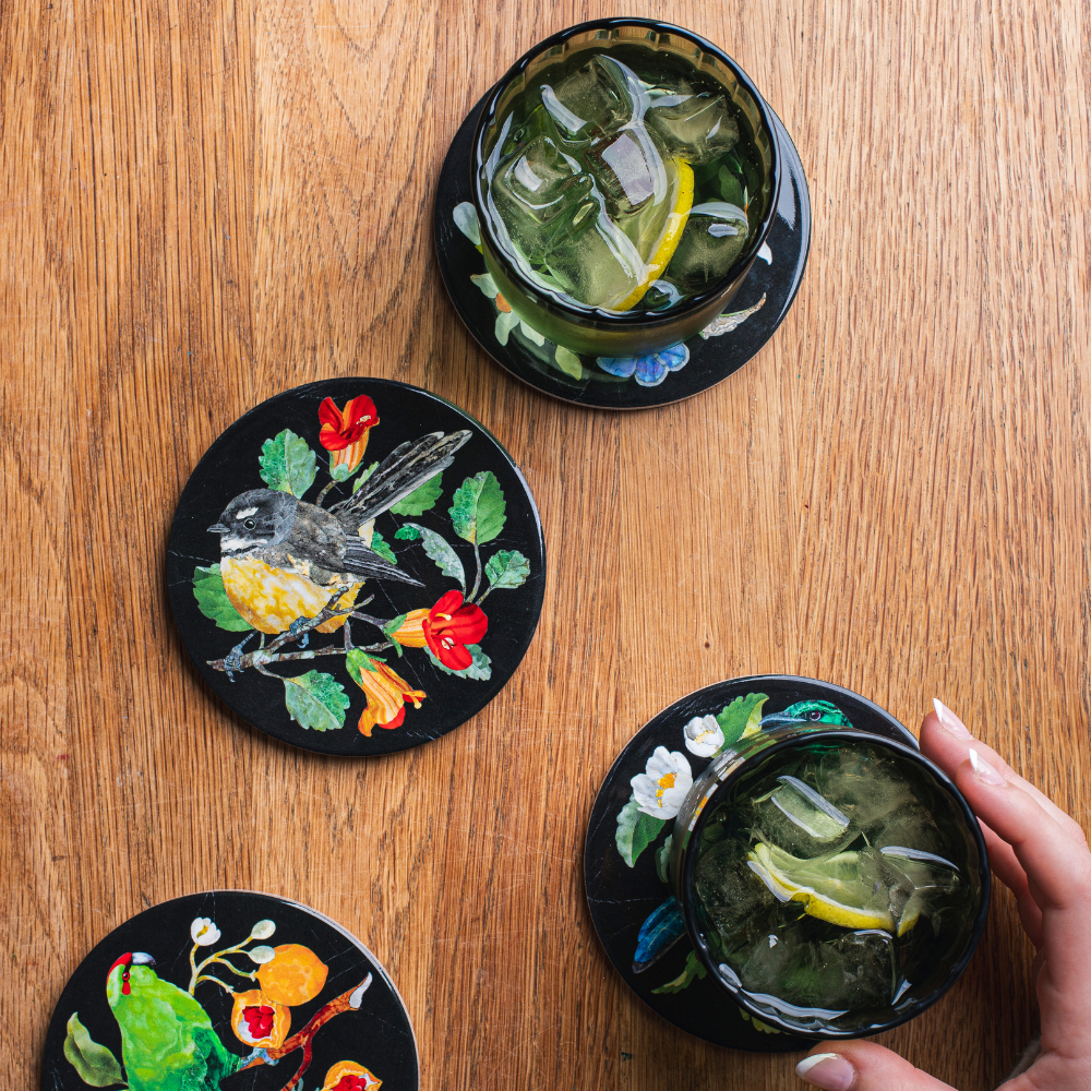 Coaster - Pietra Dura - Fantail