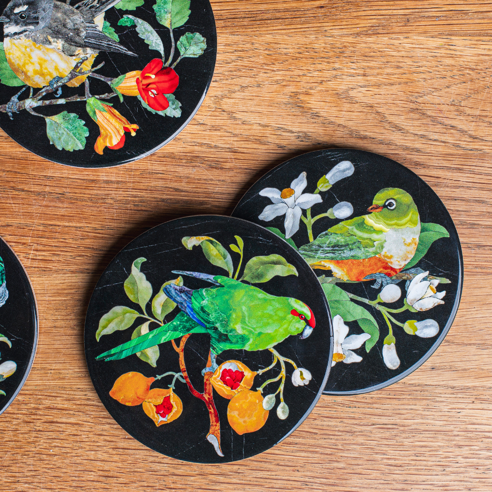 Coaster - Pietra Dura - Kakariki