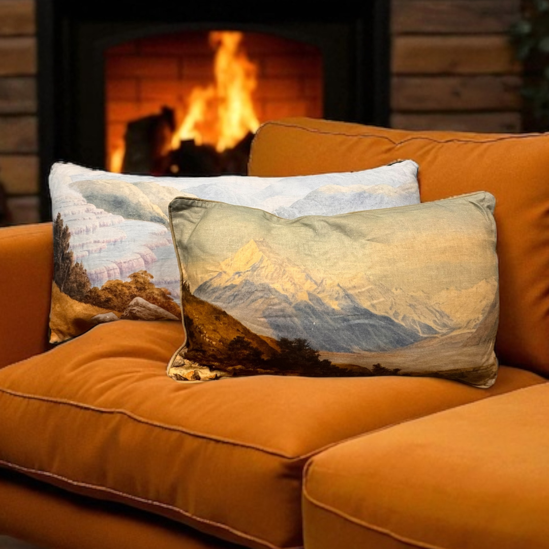 Old Masters - Cushion + Inner - Pink Terraces
