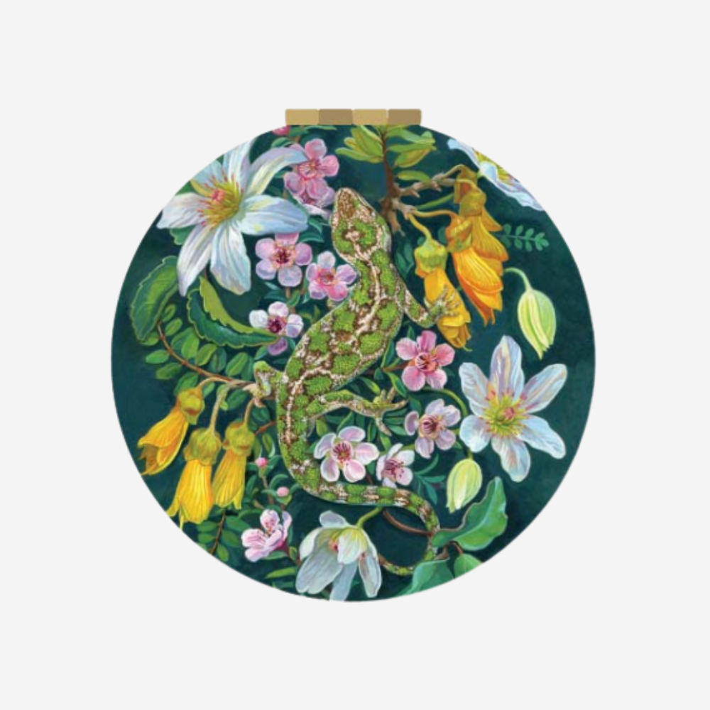 Pocket Mirror - Gecko