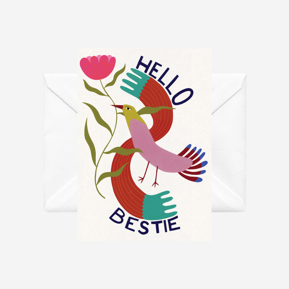 Card - Hello Bestie