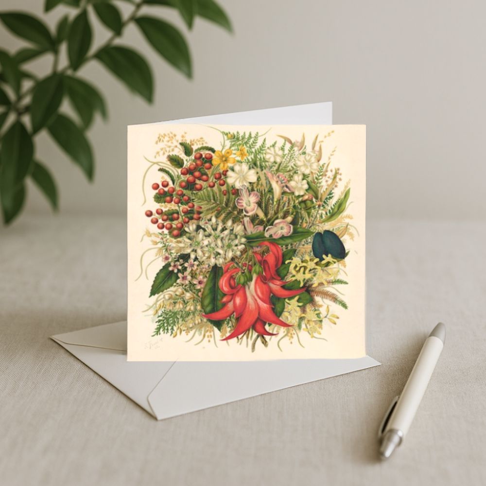 Sarah Featon - Card - Wild Flowers and Berries