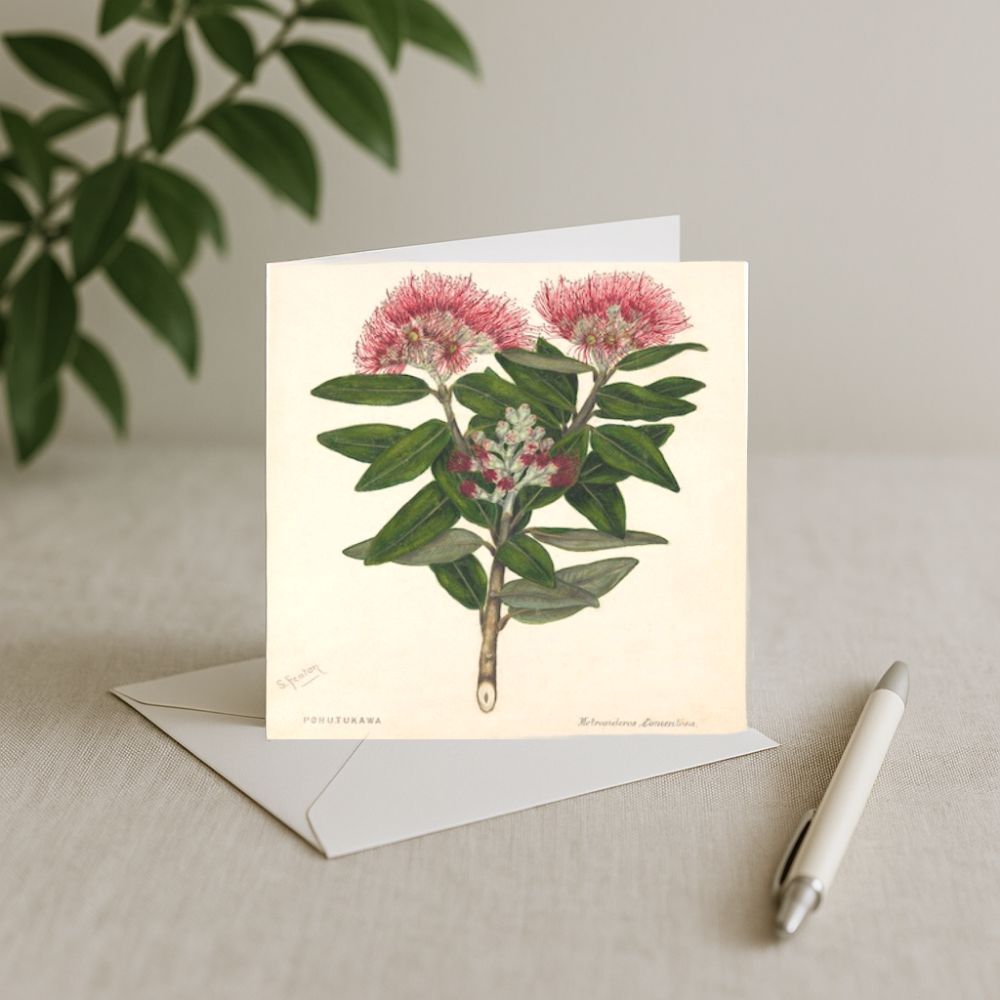 Sarah Featon - Card - Pohutukawa