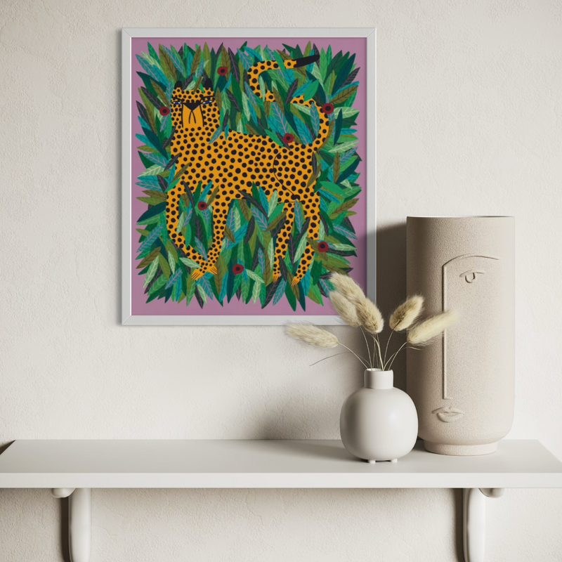 Print - Cheetah in the Bush