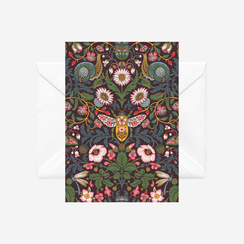 Card - Damask