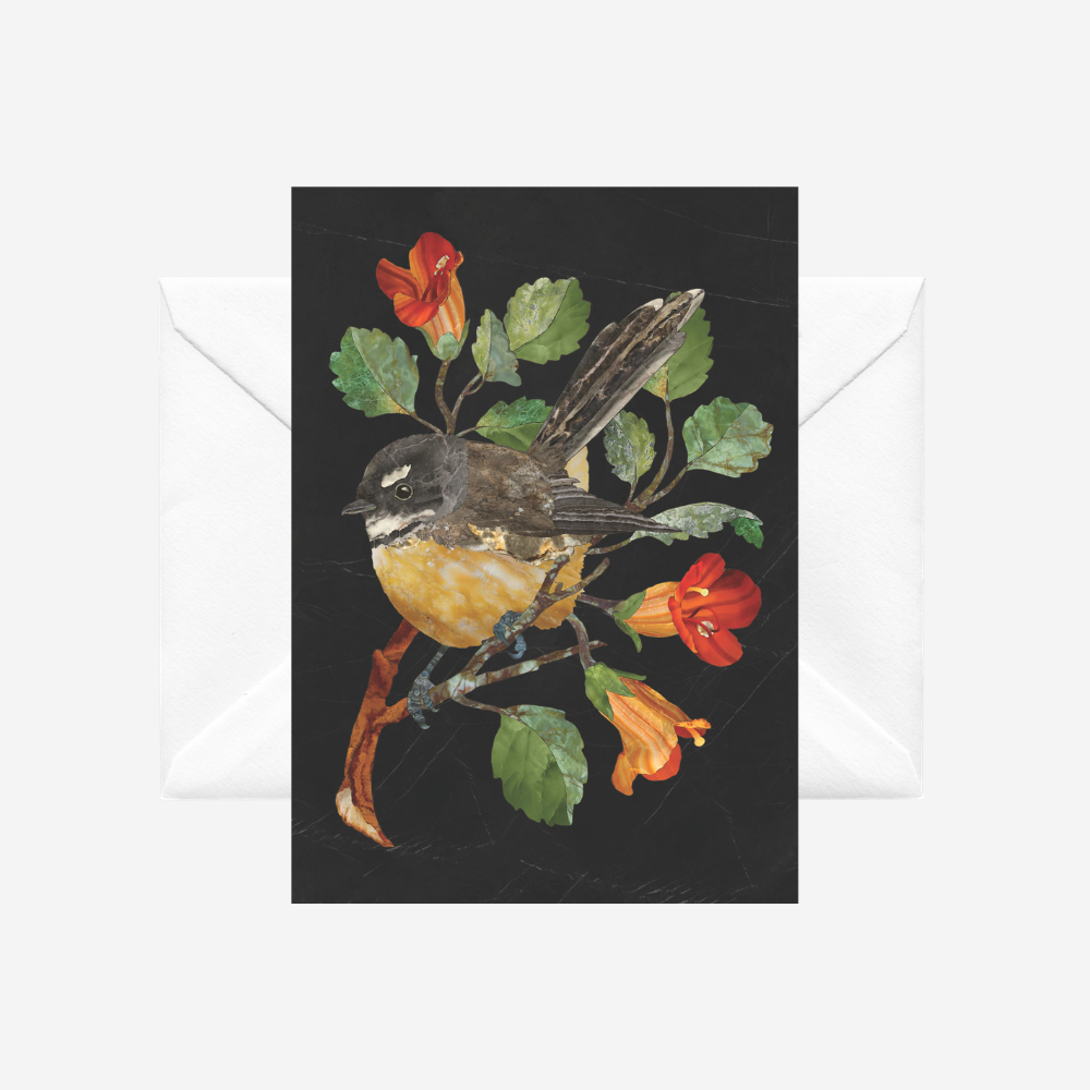 Card - Pietra Dura Fantails