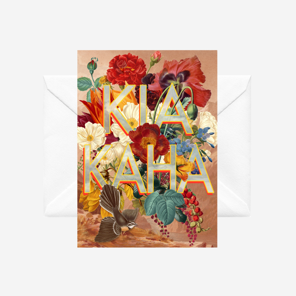 Card - Kia Kaha - Orange