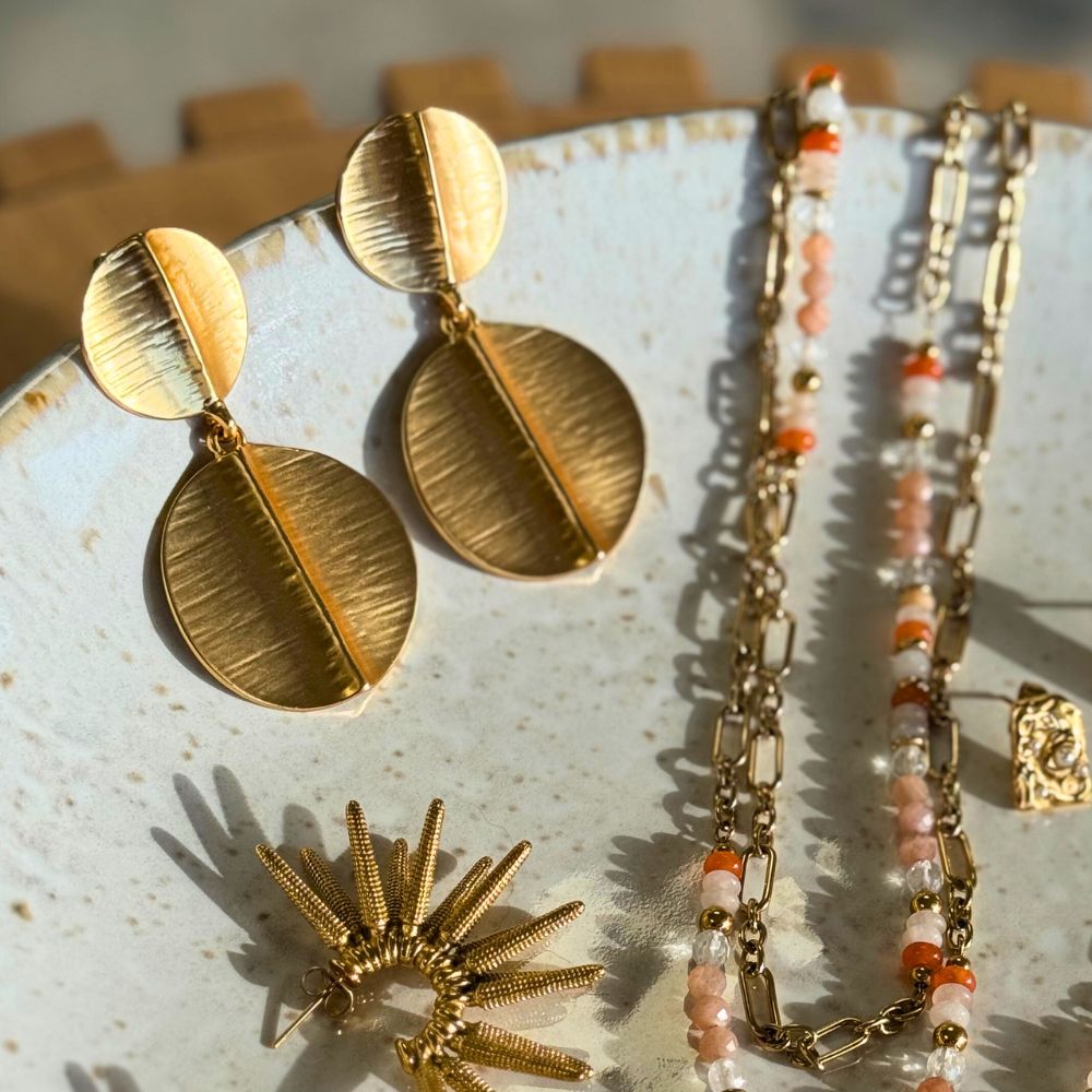 Necklace - Precious Stones + Chain