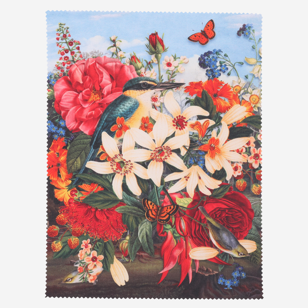 Lens Cloth - Vintage Kingfisher