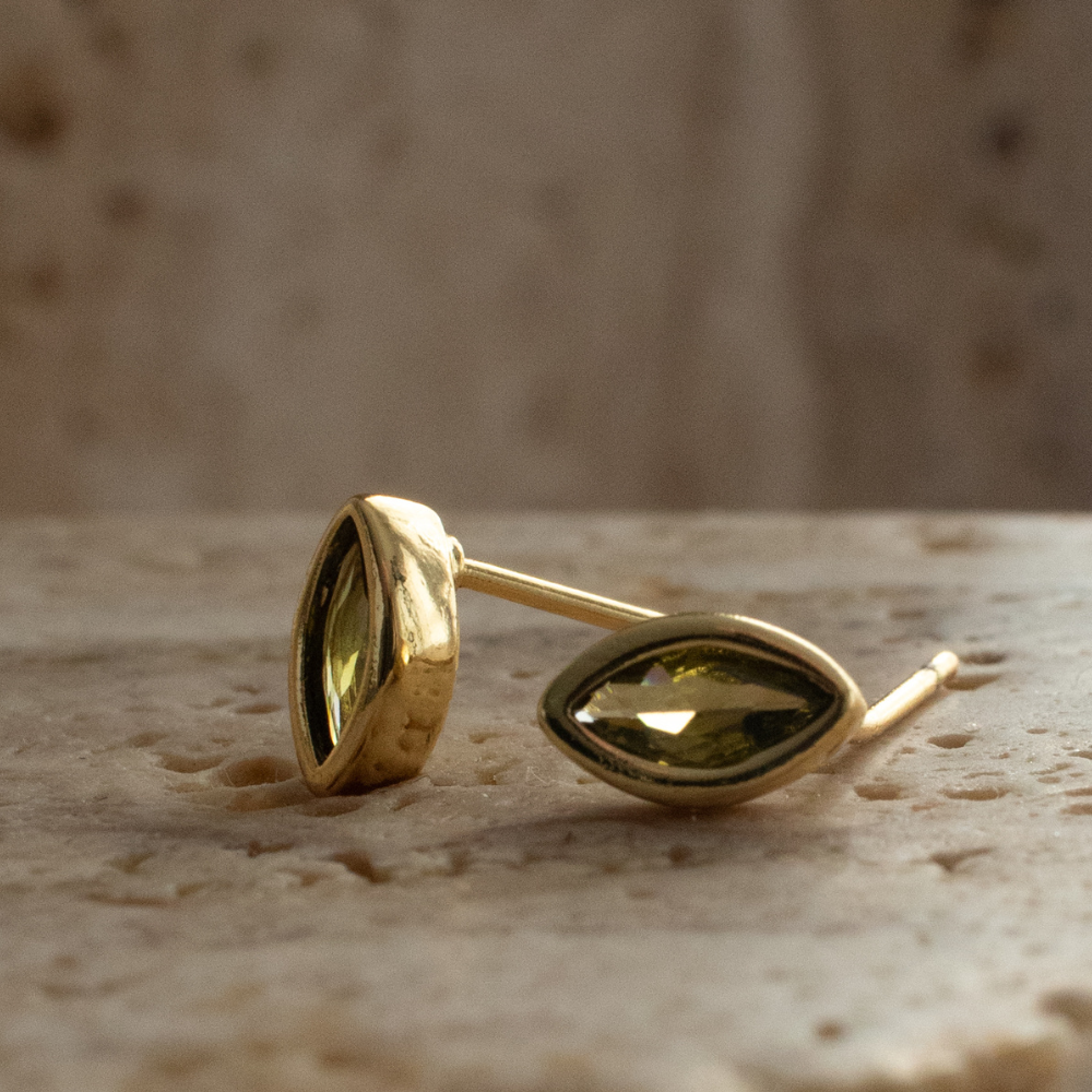 Earrings - Marquise Studs