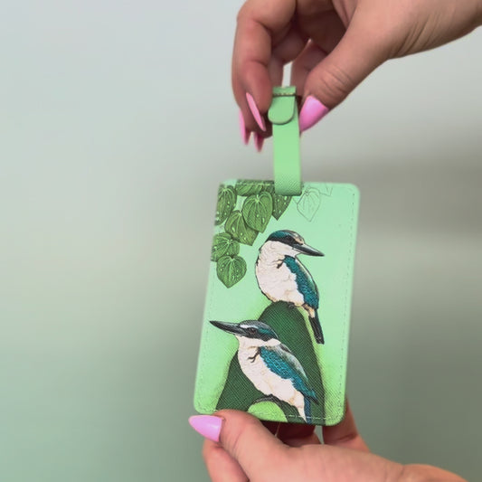 Luggage Tag - Kingfisher
