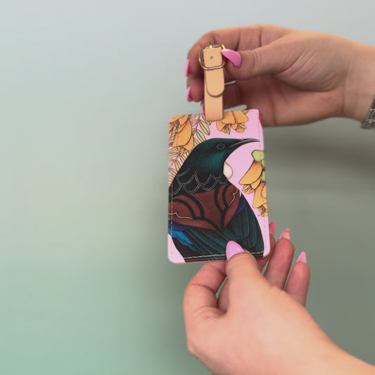 Luggage Tag - Pink Tui