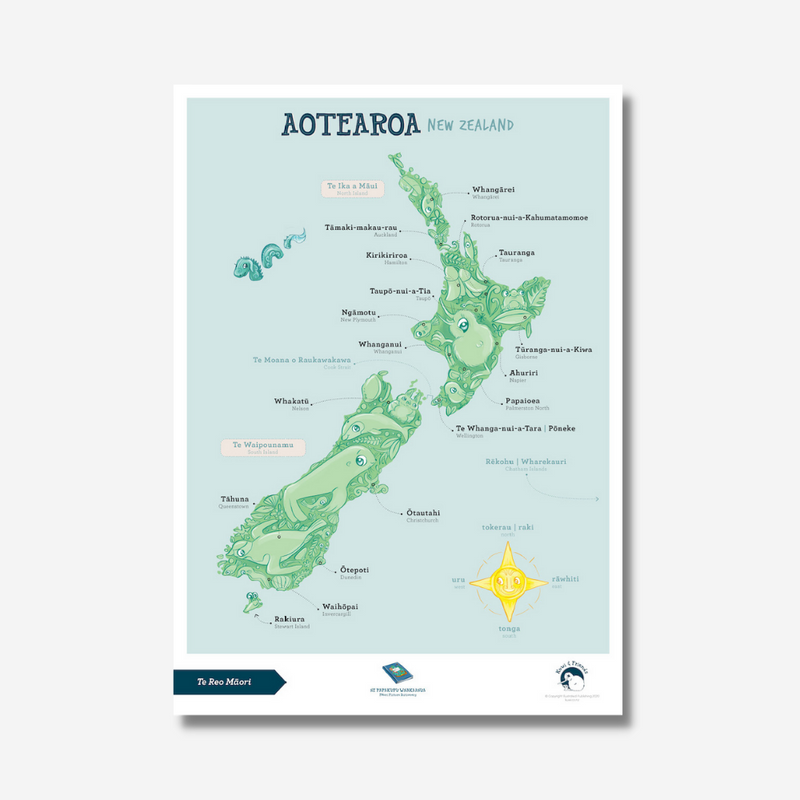 Poster A3 - New Zealand - Te Reo Māori