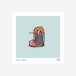 Print - Kamupūtu - Gumboot