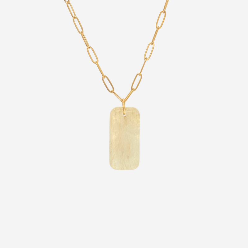 Necklace - Emeline - Rectangle