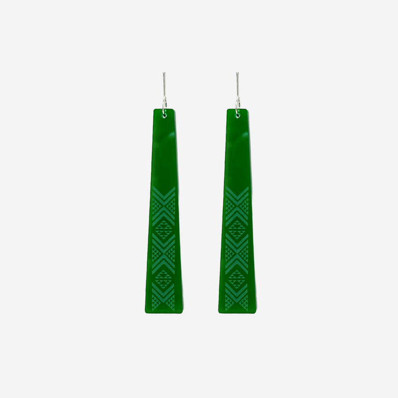 Earrings - Tāniko I