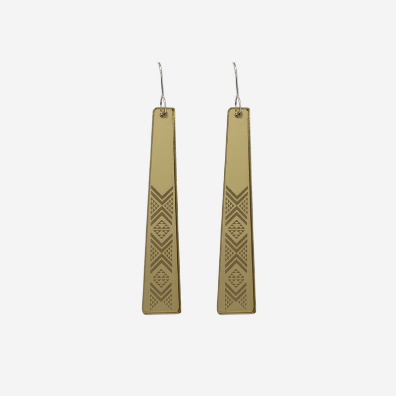 Earrings - Tāniko I