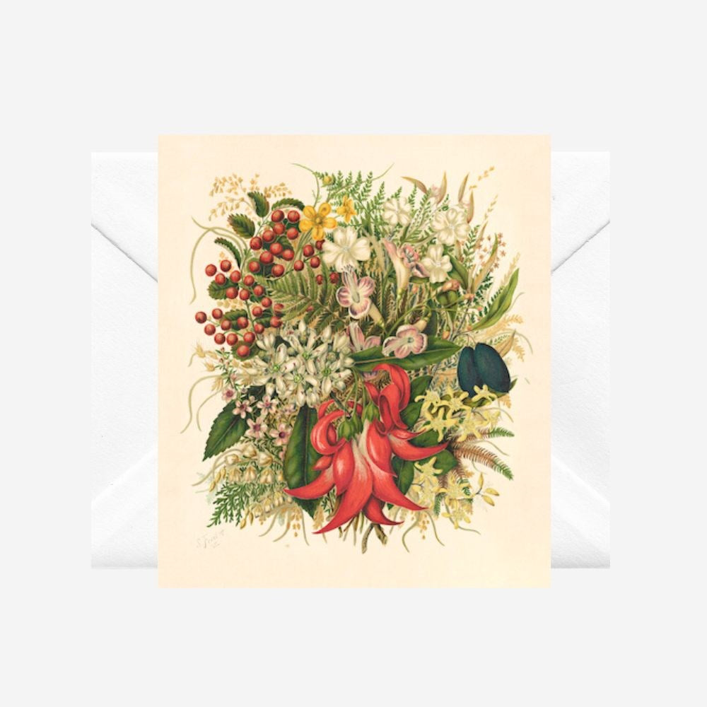 Sarah Featon - Card - Wild Flowers and Berries